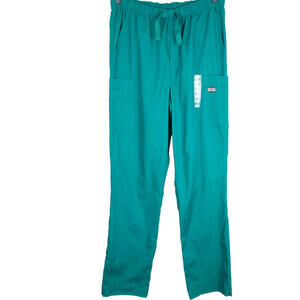 Cherokee Workwear Scrub Pants Green Medium Men Or Woman’s Drawstring